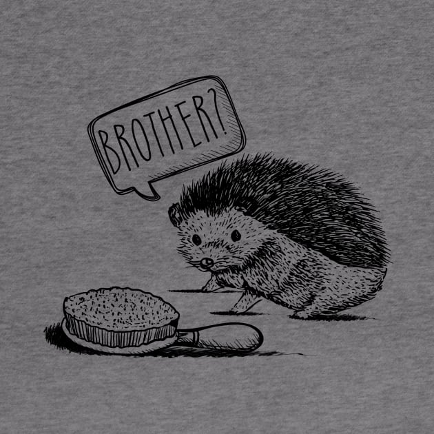 Hedgehog meet a hairbrush by secondskin